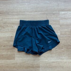 NWOT Nike Dri-FIT One Women's High-Waisted 3" 2-in-1 Shorts (Navy)